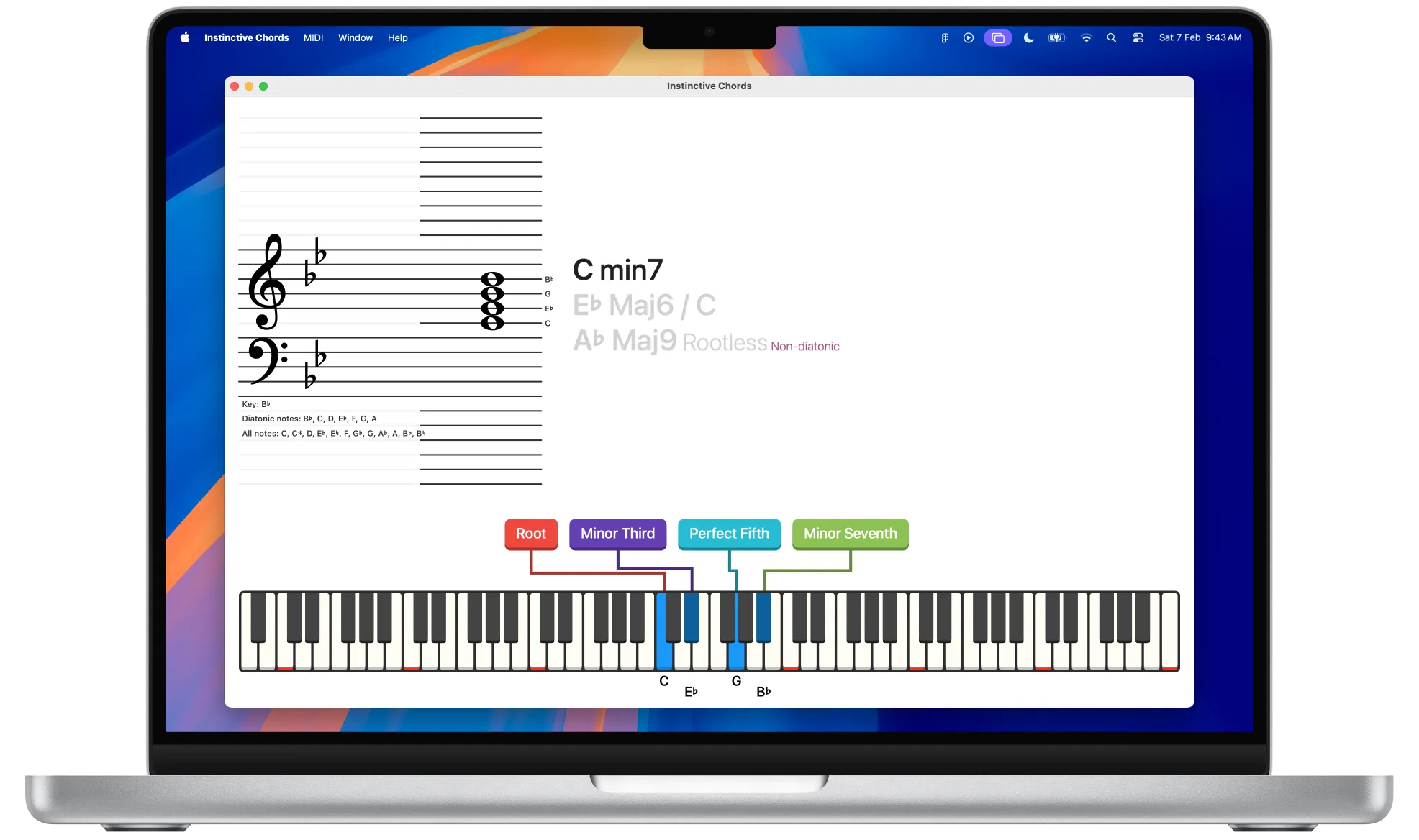 Instinctive Chords app hero screenshot