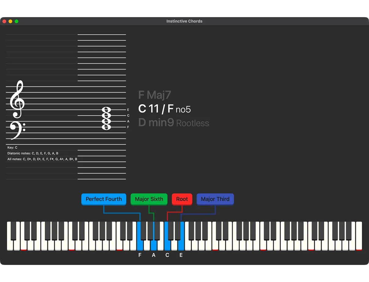 Instinctive Chords iPad hero screenshot